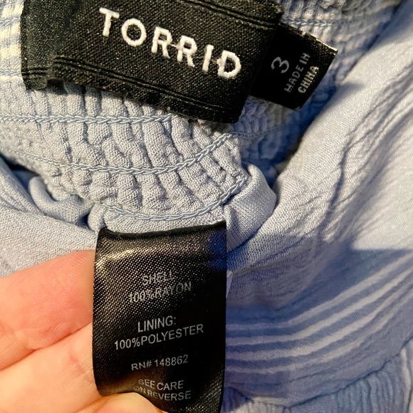 Women's Light Blue Shorts - Picture 5 of 8